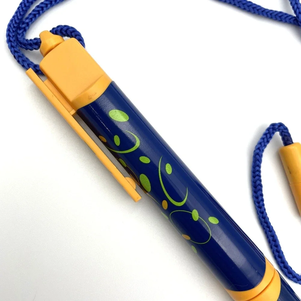 Novo Nordisk NovoPen Junior Drug Rep Pen Vintage Lanyard Blue Yellow 0006